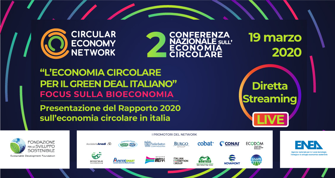 Conferenza Nazionale sull’economia circolare in diretta streaming